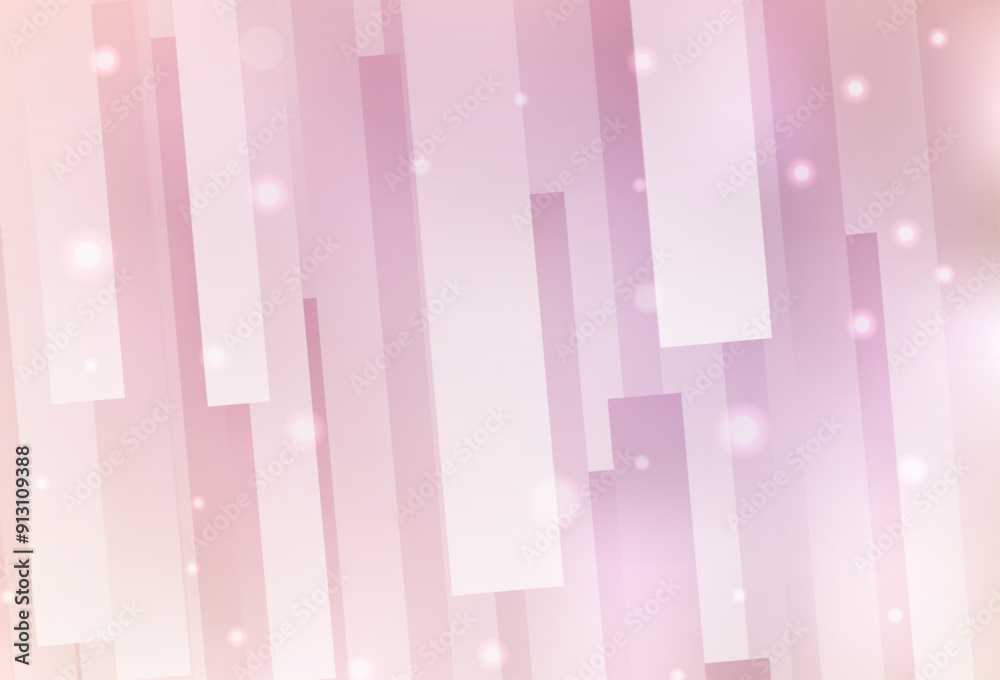 Wall mural light pink vector pattern in square style.