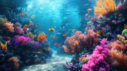 Fantasy Underwater World Wallpaper