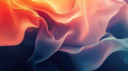Obraz premium Abstract background with smooth, gradient hues and minimalistic design, evoking a sense of sophistication and modernity