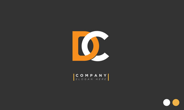 DC Alphabet letters Initials Monogram logo 