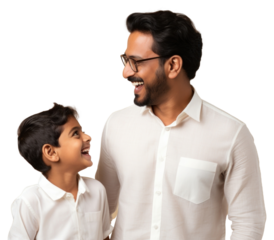 PNG Child father adult happy.