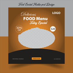 Food Social Media Post Design