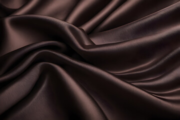 Fototapeta premium brown texture fabric silk background