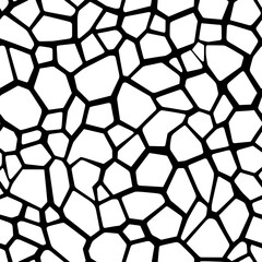 Obraz premium Sequence of nested polygons in a repetitive design, seamless pattern vector
