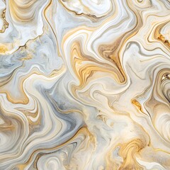 Marble Elegance: White and Gold Swirls Texture Background	