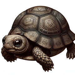 turtle isolated on white background