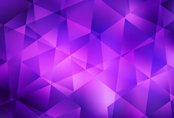 Light Purple, Pink vector abstract polygonal template.