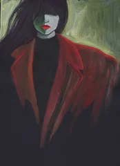 girl in red jacket © Anna Ismagilova