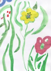 hand drawn illustration of flowers © Anna Ismagilova