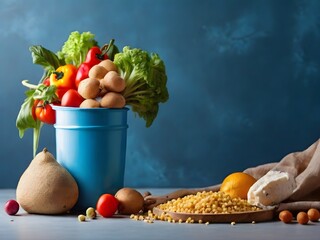 Concept of world safety food day with copy space