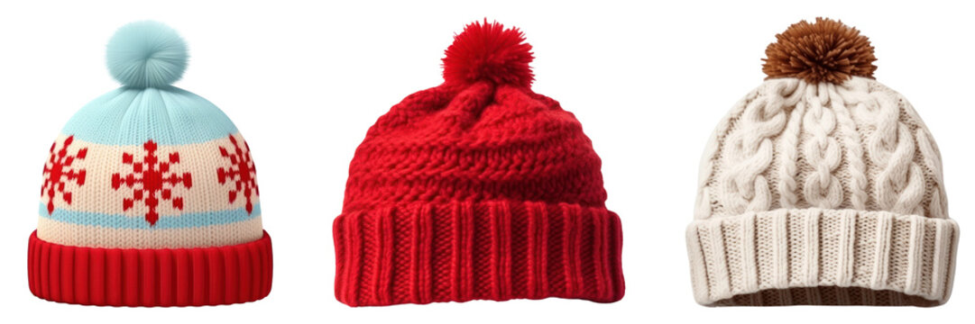 colorful beanie winter apparel set