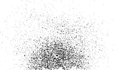 Scratched Grunge Urban Background Texture Vector. Dust Overlay Distress Grainy Grungy Effect. Distressed Backdrop Vector Illustration. Isolated Black on White Background. EPS 10.