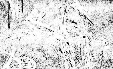 Scratched Grunge Urban Background Texture Vector. Dust Overlay Distress Grainy Grungy Effect. Distressed Backdrop Vector Illustration. Isolated Black on White Background. EPS 10.