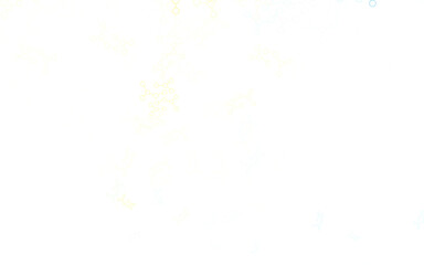 Light Blue, Yellow vector texture with artificial intelligence concept.