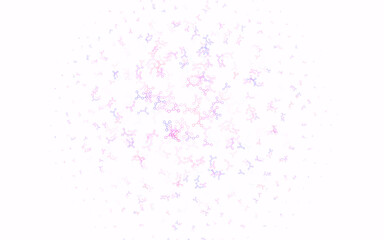 Light Pink, Red vector texture with artificial intelligence concept.