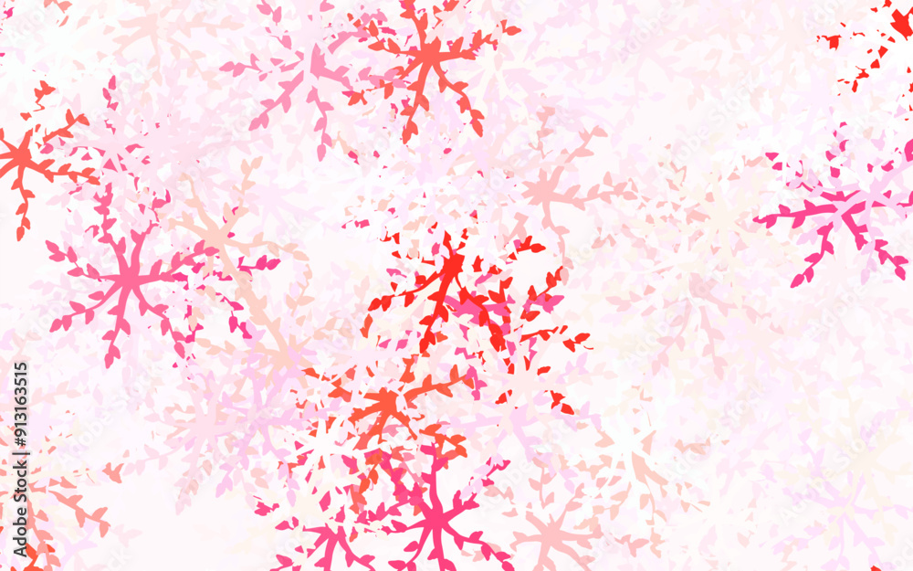 Poster light pink vector backdrop with memphis shapes.