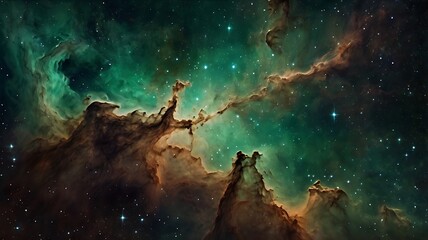 Obraz premium Illustration background of endless astronomical view of space in a fantasy design abstract 3d unique design