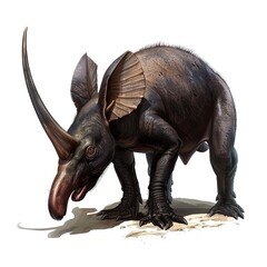 Fototapeta premium Aardvark Darkness element fantasy cartoon isolated whitebackground 16:9