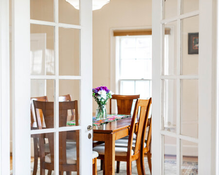 Dining Room with Natural Light