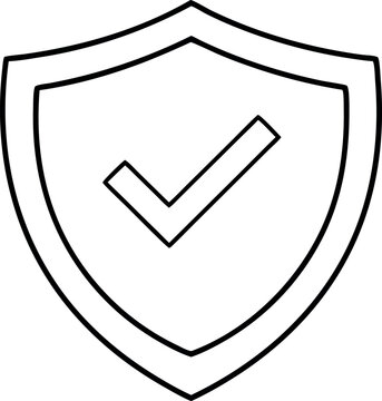 recommend clip art: Shield Icon Representing Security and Protection