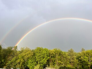 Fototapeta premium Double Rainbow