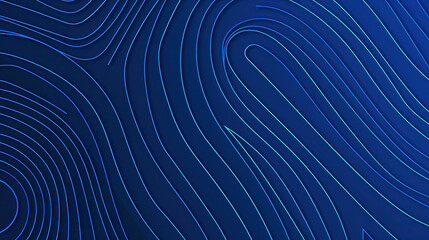 Abstract blue background with smooth lines creating a sense of depth and movement. Perfect for modern design and technology themes.