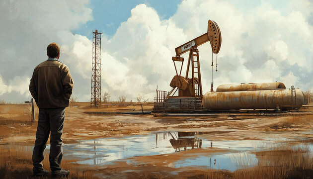 The crank balanced beam pumping unit in the JiDong oilfield