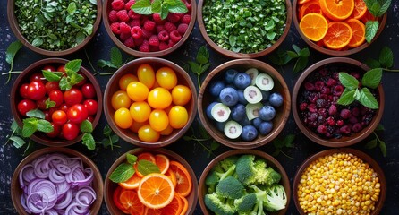 Assorted Vegetable Bowls