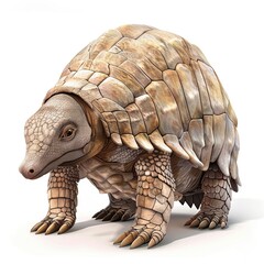 Fototapeta premium Armadillo Light element fantasy cartoon isolated whitebackground 16:9