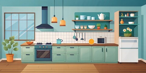 kitchen background