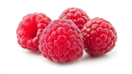 Raspberry isolated on white background