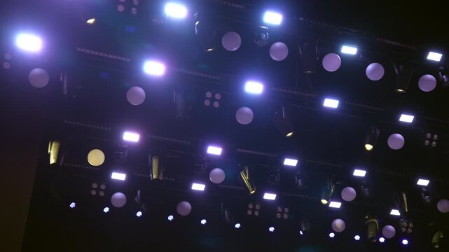 Lighting equipment on the stage