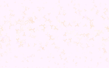 Light Pink, Yellow vector texture with artificial intelligence concept.