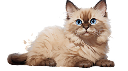 siamese cat transparent background.