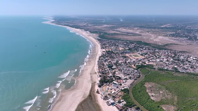 Flying Over The Coast Of Murundava In Madagascar, Aerial View
