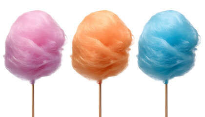  Cotton Candy Collection (Blue, Orange, Pink) – A collection of cotton candy in three differ_1(127)