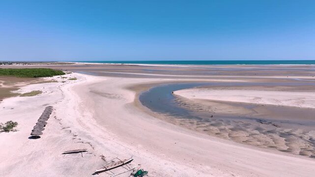 Flying Over The Coast Of Murundava In Madagascar, Aerial View