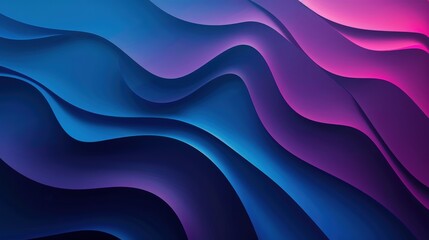 Obraz premium Abstract blue and purple wave background.