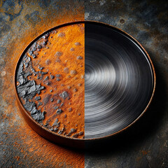 demonstrating the effectiveness of a professional-grade rust converter