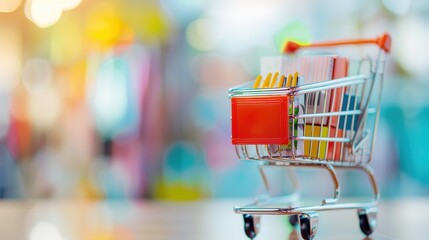 Retail Integration: Shopping Cart with Earnings Chart Analysis