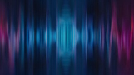 Abstract sound wave pattern featuring vibrant blue and purple hues, perfect for music, technology, or digital art projects.