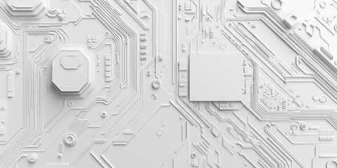 White background, circuit board texture