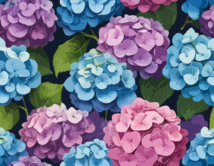 Hydrangea | Redoubt Flower Illustration
