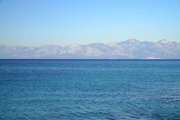 coast within the city of Antalya, Turkey