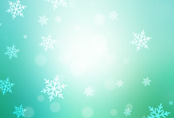 Light Green vector layout in New Year style.