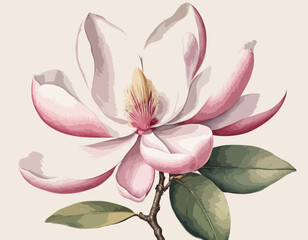Chinese magnolia | Redoute Flower Illustration