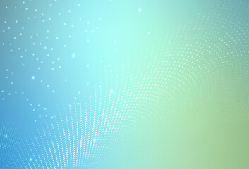 Light Blue, Green vector Illustration with set of shining colorful abstract circles.