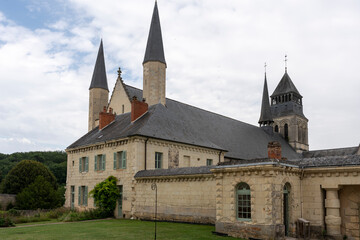 France - Fontevraud - Abbey Cloister and Gardens