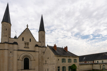 Fototapeta premium France - Fontevraud - Abbey Cloister and Gardens
