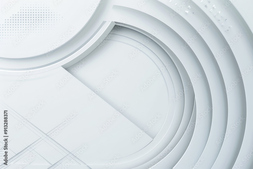 Aufkleber A close-up view of a white circular object, great for use in product photography or design concepts